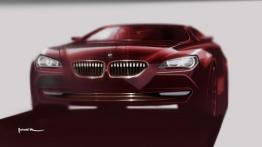 BMW seria 6 Coupe 2012 - szkic auta
