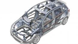 Mercedes B200 CDI 2012 - schemat konstrukcyjny auta