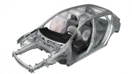 Mazda 3 hatchback 2012 - schemat konstrukcyjny auta