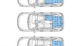 Mercedes B200 CDI 2012 - szkic auta - wymiary