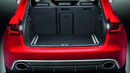 Audi RS4 Avant 2012 - tył - bagażnik otwarty