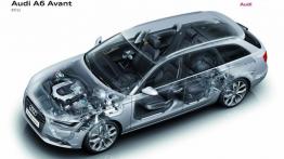 Audi A6 Avant V6 TDI 2012 - schemat konstrukcyjny auta