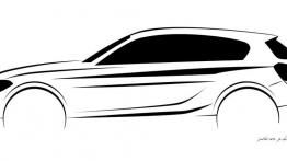 BMW 118i 2012 - szkic auta