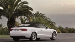 Audi A5 Cabrio 2012 - tył - reflektory włączone