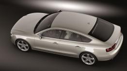 Audi A5 Sportback 2012 - widok z góry