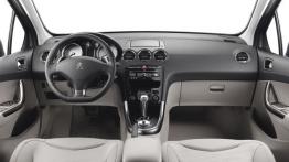 Peugeot 308 2012 - widok ogólny wnętrza z przodu