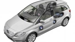 Mercedes B180 CDI 2012 - schemat konstrukcyjny auta