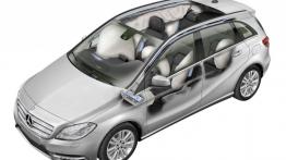 Mercedes B180 CDI 2012 - schemat konstrukcyjny auta