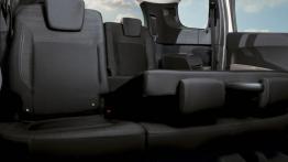 Dacia Lodgy - tylna kanapa złożona, widok z boku