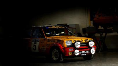 Cztery Renault 5 Alpine grupy 2 na Rajdzie Monte Carlo Historique 2018