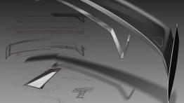 Audi TT ultra quattro concept (2013) - szkic elementu nadwozia