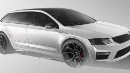 Skoda Octavia III RS Kombi (2013) - szkic auta