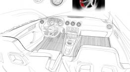 Audi TT ultra quattro concept (2013) - szkic wnętrza