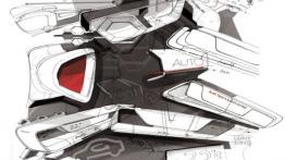 Audi Sport Quattro Concept (2013) - szkice - schematy - inne ujęcie