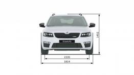 Skoda Octavia III RS Kombi (2013) - szkic auta - wymiary