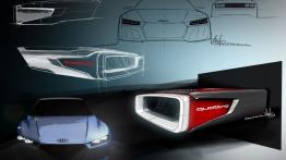 Audi Sport Quattro Concept (2013) - szkic elementu nadwozia