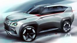 Mitsubishi GC-PHEV Concept (2013) - szkic auta