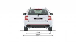 Skoda Octavia III RS Kombi (2013) - szkic auta - wymiary