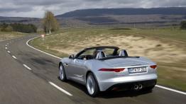 Jaguar F-Type V6S Rhodium Silver - widok z tyłu