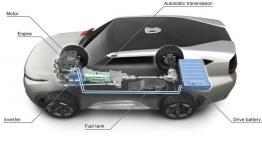 Mitsubishi GC-PHEV Concept (2013) - schemat konstrukcyjny auta