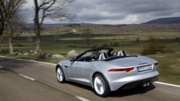 Jaguar F-Type V6S Rhodium Silver - widok z tyłu