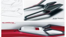 Audi Sport Quattro Concept (2013) - szkic wnętrza