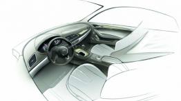 Audi Q3 - szkic wnętrza