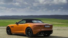 Jaguar F-Type V8S Firesand - widok z tyłu