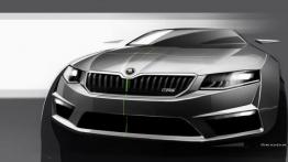 Skoda Octavia III RS Liftback (2013) - szkic auta