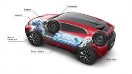 Mitsubishi XR-PHEV Concept (2013) - schemat konstrukcyjny auta