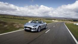 Jaguar F-Type V6S Rhodium Silver - widok z przodu