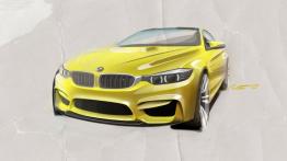 BMW Concept M4 Coupe (2013) - szkic auta