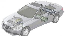 Mercedes E 200 Natural Gas Drive (2013) - schemat konstrukcyjny auta