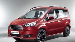 Ford Tourneo Courier (2013) - przód - reflektory włączone