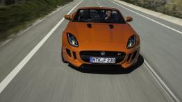 Jaguar F-Type V8S Firesand - widok z przodu