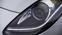 Jaguar F-Type V6S Rhodium Silver - lewy przedni reflektor - włączony