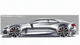Audi Sport Quattro Concept (2013) - szkic auta