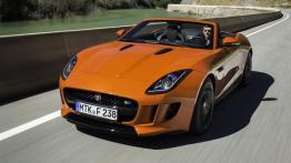 Jaguar F-Type V8S Firesand - widok z przodu