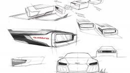 Audi Sport Quattro Concept (2013) - szkic elementu nadwozia