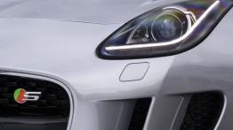 Jaguar F-Type V6S Rhodium Silver - lewy przedni reflektor - włączony