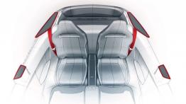 Audi Sport Quattro Concept (2013) - szkic wnętrza