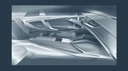 Audi Sport Quattro Concept (2013) - szkic wnętrza