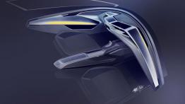 Audi Sport Quattro Concept (2013) - szkic wnętrza