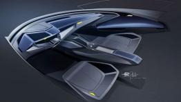 Audi Sport Quattro Concept (2013) - szkic wnętrza