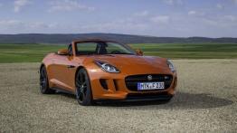 Jaguar F-Type V8S Firesand - widok z przodu