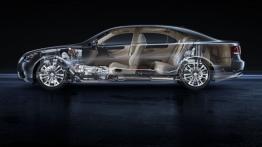 Lexus LS 600hL (2013) - schemat konstrukcyjny auta