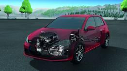 Volkswagen Golf VII GTD (2013) - schemat konstrukcyjny auta