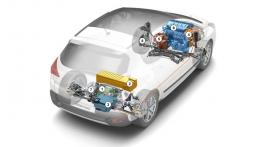 Peugeot 3008 HYbrid4 - schemat konstrukcyjny auta