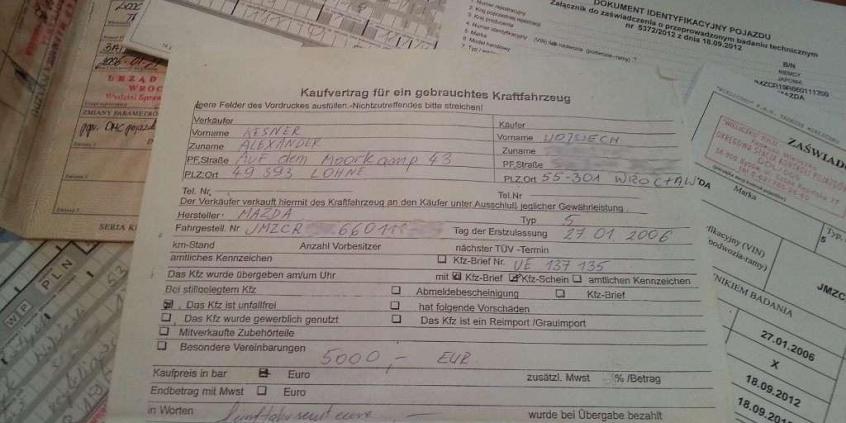 Sprowadzenie i rejestracja auta używanego z zagranicy