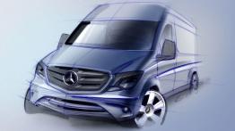 Mercedes Sprinter Facelifting (2014) - szkic auta